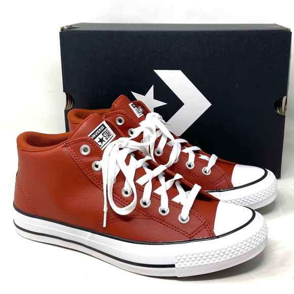 Converse Other - Converse Chuck Taylor Malden Street Shoes Red Men's Sneakers Mid Leather A04573C